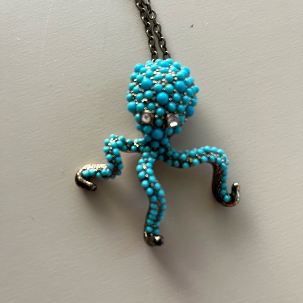 Unique octopus pendant